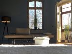 barrierearme, exklusive Atelierfläche im Cokturhof, dem denkmalgeschützten Altbau in bester Elblage - 18_grauer Salon_Sunsetmood