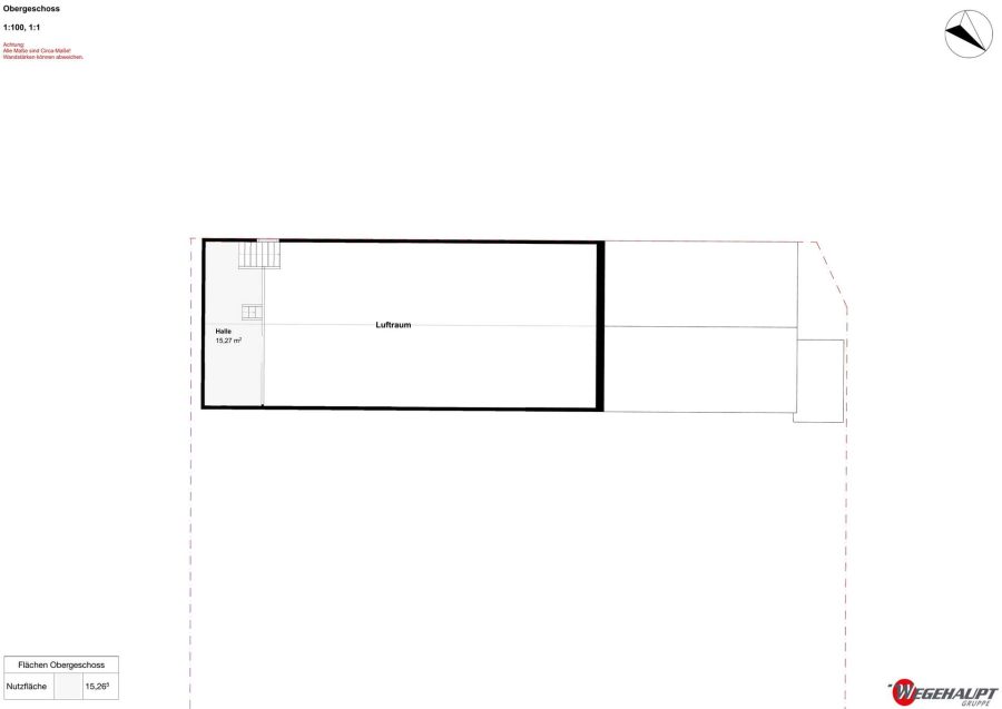 Grundriss Obergeschoss