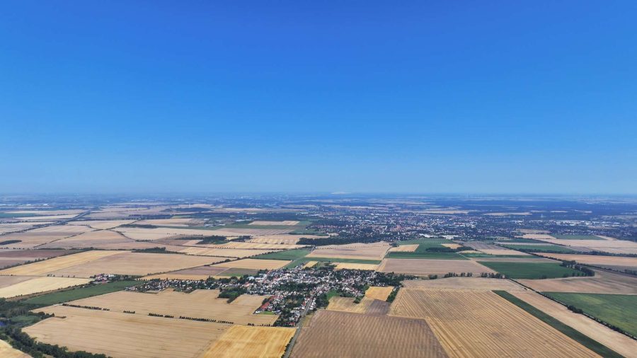 Luftbild Richtung Schönebeck