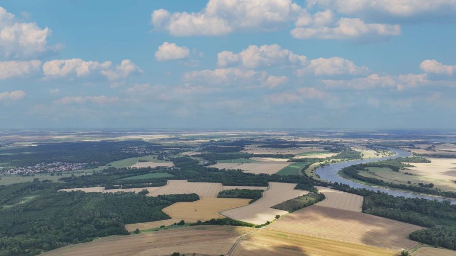 Luftbild nach Osten