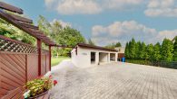 Ansicht Garage - Ungestörtes Leben auf idyllischem Grundstück mit Teichen & traumhaftem Einfamilienhaus bei Staßfurt