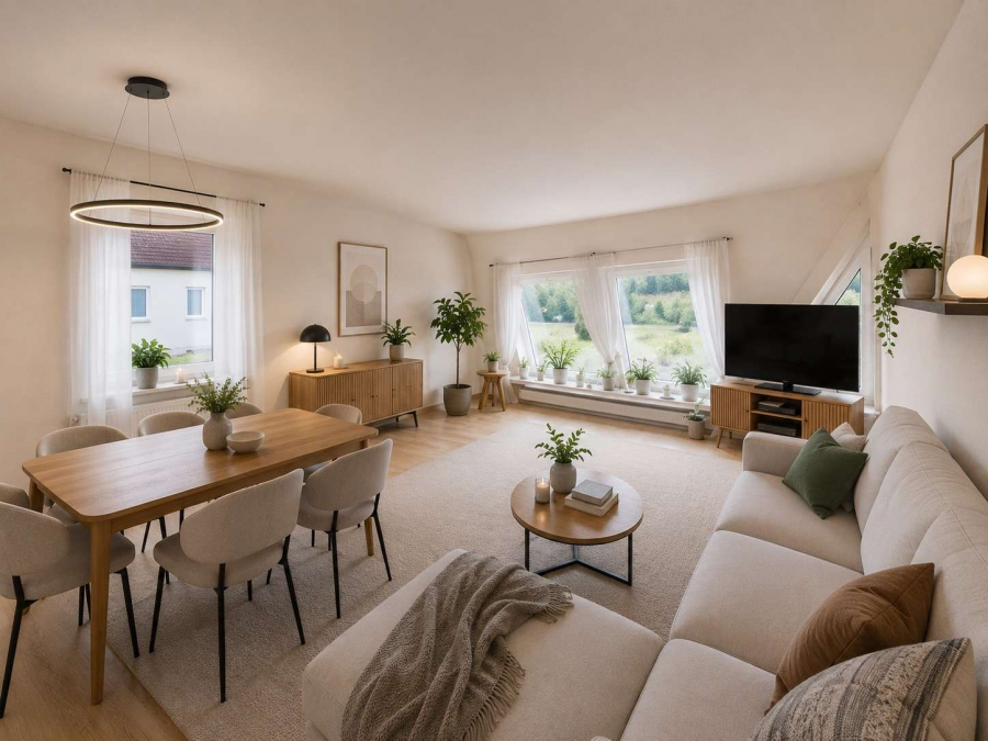 Visualisierung Wohnzimmer