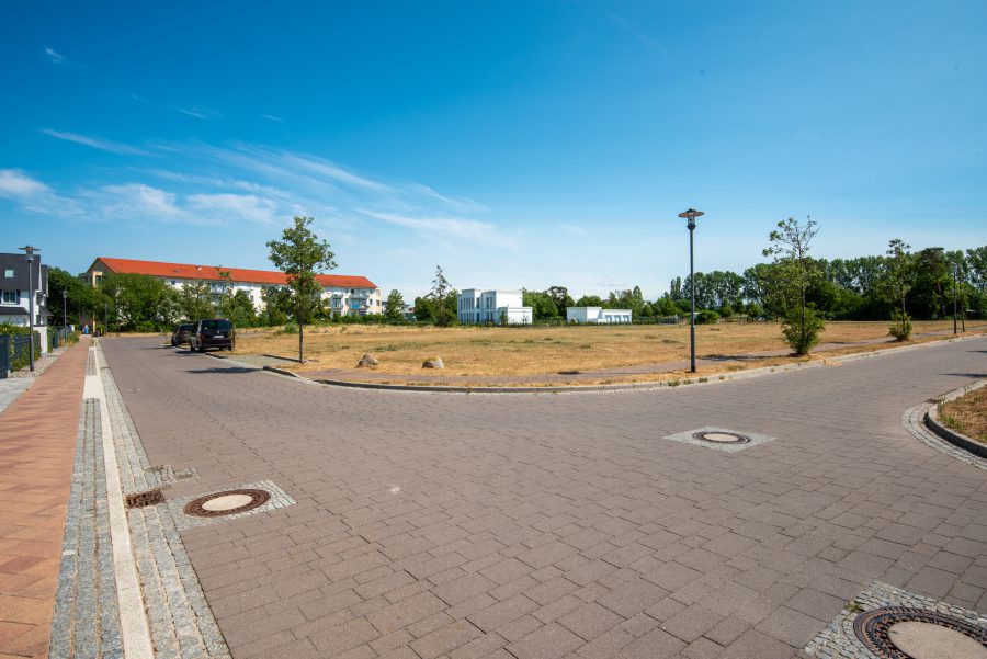 Grundstück aus Westen