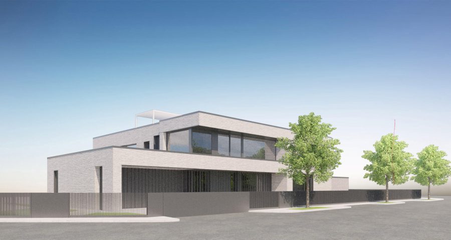 fertiger Entwurf einer Villa