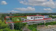 Suedwest Luftbild - Provisionsfrei! Bei Magdeburg: Halle + 3 geschossiges Funktionsgebäude auf 9954m² in Schönebeck