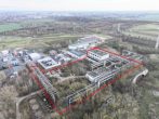 Intel-Nähe: Erschlossenes 9954m² Business-Potenzial in Schönebeck *PROVISIONSFREI - Luftbild aus Nordwesten