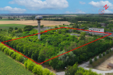 Oestliches Luftbild - Privisionsfrei 18.000 m² Entwicklungsareal mit Turm und 2 Bunkern nahe Magdeburg