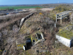 Noerdliches Luftbild Bunker2 - Privisionsfrei 18.000 m² Entwicklungsareal mit Turm und 2 Bunkern nahe Magdeburg