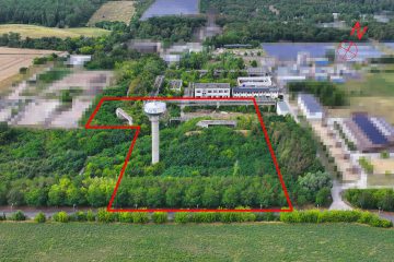 Privisionsfrei 18.000 m² Entwicklungsareal mit Turm und 2 Bunkern nahe Magdeburg, 39218 Schönebeck (Elbe), Grundstück