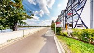 *Loft direkt an der Elbe - modernes Splitlevel - Kamin - mega Ausblick *PROVISIONSFREI* - Fahrradweg vor dem Haus