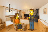 Wohnzimmer mit Gästen - Natur, Ruhe und Stadtnähe vereint: Bungalow mit 2.140 m² Grundstück in bester Lage von Schönebeck