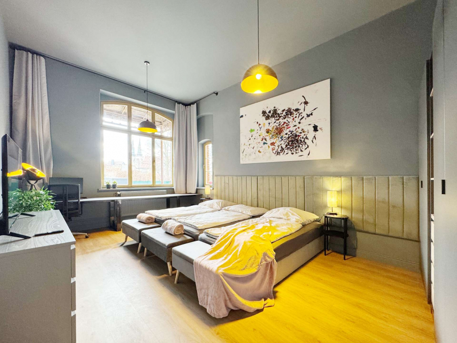Schlafzimmer 1 mit Familienbett