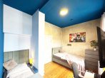 Schlafzimmer2_aus Ecke - Design trifft Natur – Ferienwohnung am Kanal für bis zu 8 Personen (115m2) in Schönebeck
