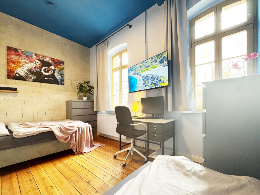 Schlafzimmer2_Blick vom Einzelbett
