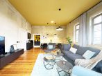 Wohnzimmer2 - Design trifft Natur – Ferienwohnung am Kanal für bis zu 8 Personen (115m2) in Schönebeck