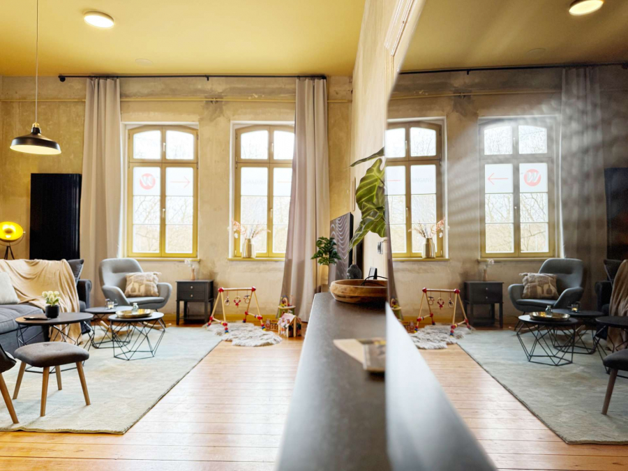 Wohnzimmer mit Reflex