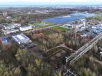 Erschlossenes Gewerbeareal nahe Intel - Ideal für Ihr Business in Schönebeck *PROVISIONSFREI - Luftbild aus Suedwesten