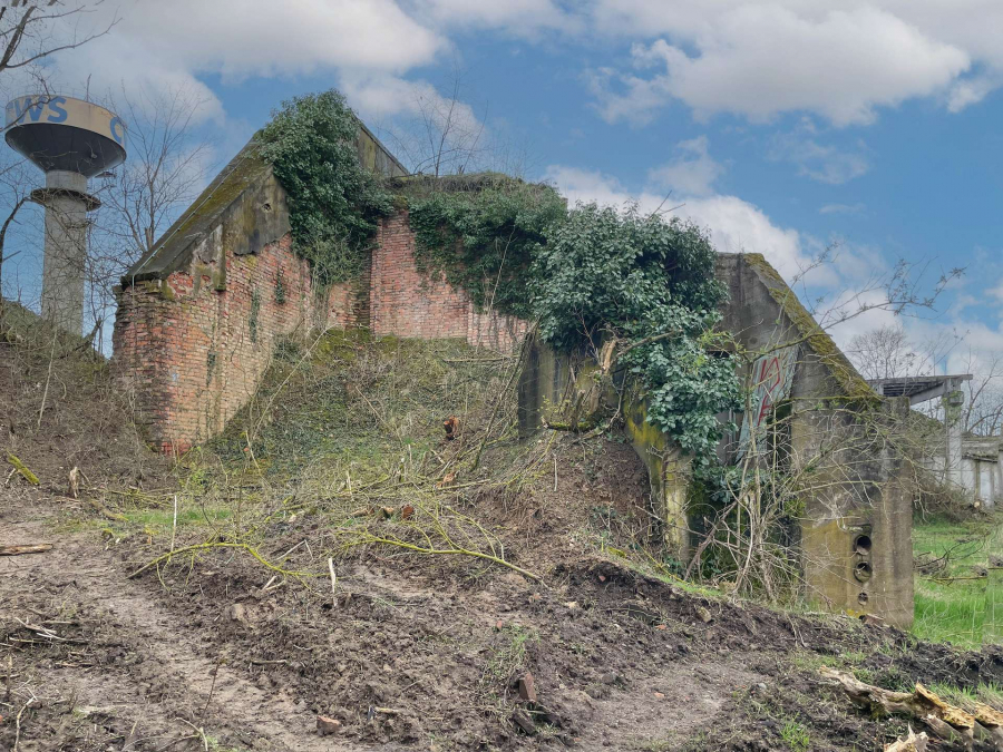 Noerdliche Ansicht Bunker