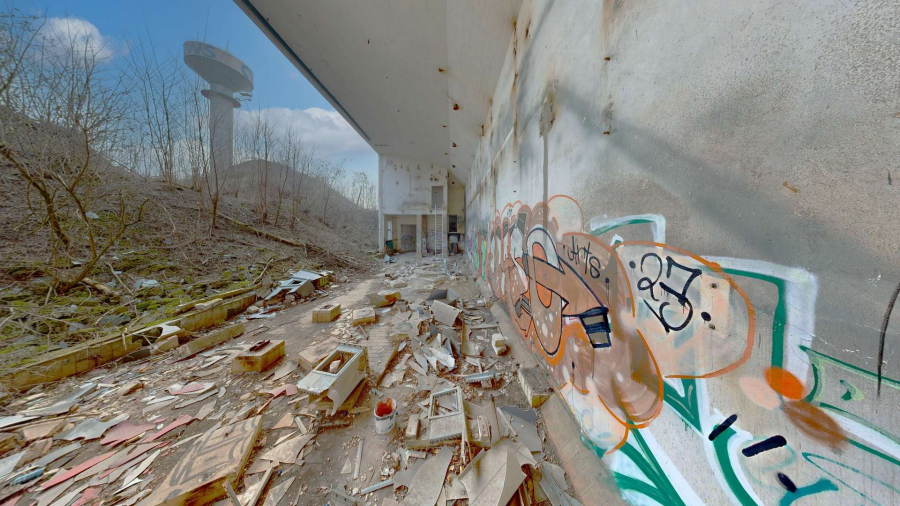 Innenansicht Bunker
