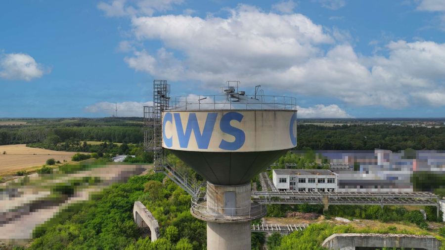 Suedliche Luftansicht Turm nah
